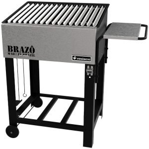 Churrasqueira Portátil Venâncio Parrilla Brazo Carvão Lenha